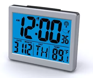 Kentech Atomic LCD Wecker große Zahlen Datum Temperatur hell laut - Bild 1 von 1
