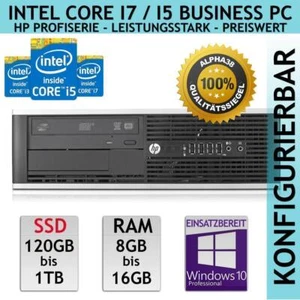 HP Compaq 8200 Elite SFF Mini PC Intel Core i5 i7 bis 1TB SSD 16GB DDR3 Win10 - Bild 1 von 6