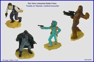 Figuras ENCUENTRO CANTINA GUERRA ESTELAR paquetes de batalla desatados sin usar, en caja o sueltos - Imagen 1 de 5