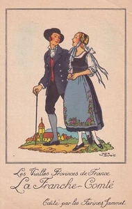 Tarjeta comercial Farines Jammet La Franche Comte Jammet Harina París Francia E47 - Imagen 1 de 2