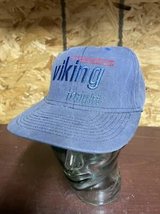 Vintage Viking Freight Denim Snapback Hat Regal Made In USA - Picture 1 of 7