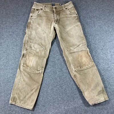 Kuhl the Law Outdoor Pants Men 33X32 Brown Vintage Patina Dye Double Knee - Image 1 of 4