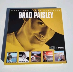 BRAD PAISLEY ORIGINAL ALBUM CLASSICS 5  CD BOX SET COLLECTION ARISTA GREAT MUSIC - Picture 1 of 3