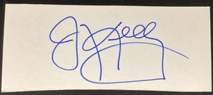 Jim Kelly signiert dick Einsteckkarte geschnitten Fußball Autogramm Scheine HOF JSA - Bild 1 von 2
