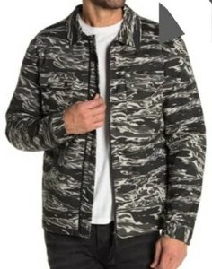 WESC We Are the Superlative Conspiracy Tiger Camo Jacket Mens M Women's L - Picture 1 of 7