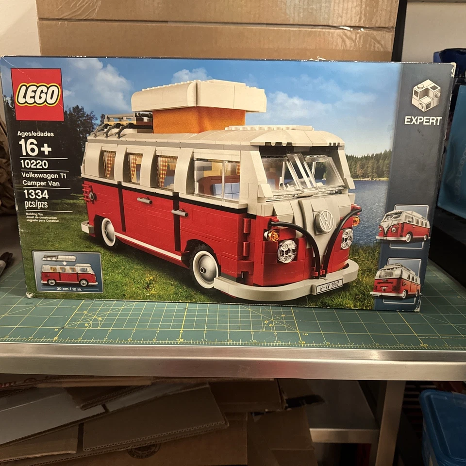 Lego Expert #10220 Volkswagen T1 Camper Van - Retirado - Sellado de fábrica Foto 1 de 4