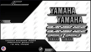 2004 yamaha banshee limited edition full graphics kit decals  OEM SPECS  - Bild 1 von 1