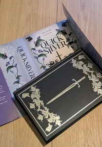 SIGNED 1st edition Quicksilver reverse dust jacket by Callie Hart - Picture 1 of 6