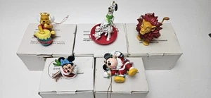 Vintage Disney Grolier Christmas Ornaments Lot of 5 in Original Boxes - Picture 1 of 7