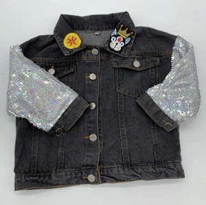 Falmer Heritage Unicorn Sequin Jean Jacket, Girls (marked "100"; Size 4/5?) - Picture 1 of 14