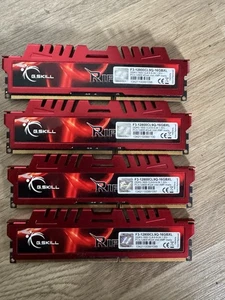 G.SKILL F3-12800CL9Q-16GBXL RipjawsXDDR3-1600 CL9-9-9 1.50V (4x4GB) - Bild 1 von 6