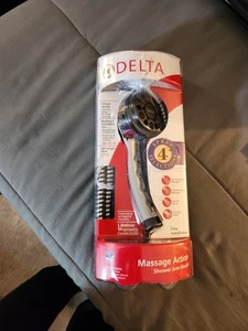 Delta Massage Action Shower Arm Mount 4 Spray Selections 1455 - Picture 1 of 2