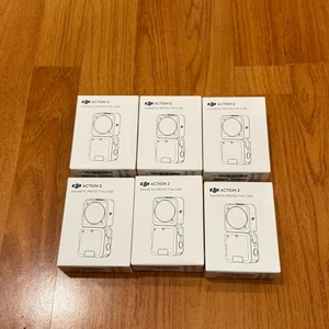 Lot of 6 DJI Action 2 Magnetic Protective Cases ,Black Brand New - Picture 1 of 11