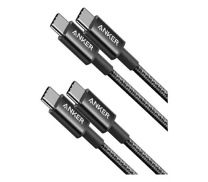 Anker USB-C to USB-C Cable (3.3ft, 60W, 2-Pack) | B8752 - Photo 1 sur 8