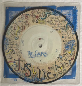 THE CURE -Just Like Heaven- Rare UK Picture disc in Custom printed PVC sleeve - Picture 1 of 6