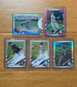 BUY 2, GET 1! 🔥⚾ 2021 TOPPS CHROME Autos & Numbered! (+New 08/08) You Pick! 🔥⚾ - Picture 1 of 7