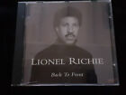 Cd   Lionel Ritchie  Back To Front   Comme Neuf