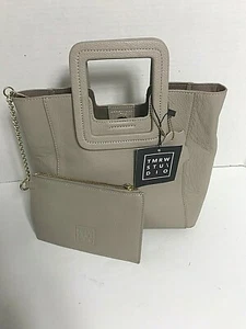 TMRW MINI CROSS BODY PELLE CIOTTOLATA TINTA UNITA - Foto 1 di 4