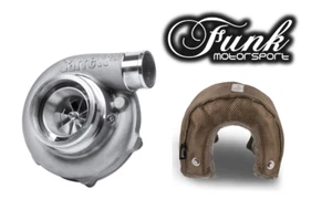 Garrett GT3071 External Wastegate Turbo Blanket Titanium - Funk Motorsport - Picture 1 of 4