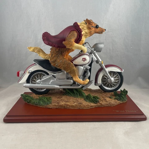 Texas A&M Aggies “Wild Thang” Motorcycle Mascot by Ridgewood Collectibles- NIB Cover