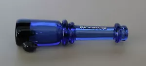 4" FROSTED SKY BLUE CANNON Glas Tabak Rauchen Glaspfeife CANNON Glaspfeife - Bild 1 von 4