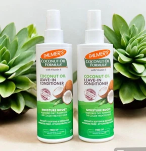 2 x Palmers Coconut Oil Formula Moisture Boost Leave-in Spray Conditioner 250ml - Picture 1 of 1