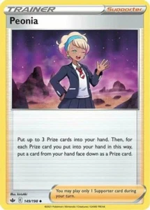 Peonia - 149/198 - Uncommon x1 - NM-Mint - SWSH Chilling Reign - Picture 1 of 1