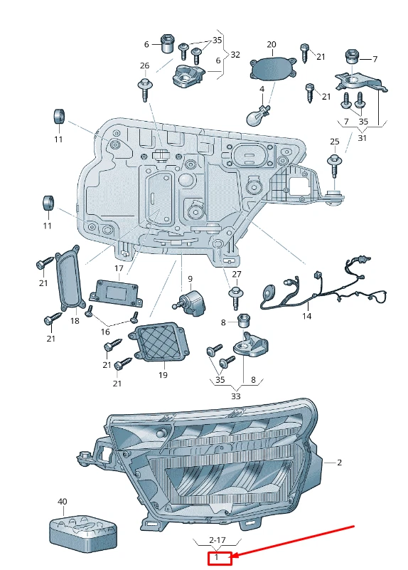 Scheinwerfer Škoda Kamiq 2022 rechts 658941020