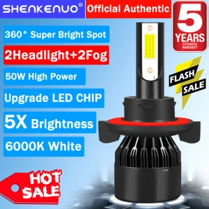 Faro LED alto bajo + luz antiniebla 4x bombillas GB para Chevy Cruze 2011-2015 - 6000K - Imagen 1 de 13