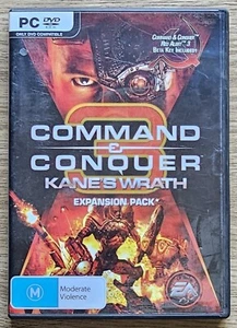 † Command & Conquer 3: Kane's Wrath Expansion Pack ~ PC DVD-ROM ~ FREE postage!! - Picture 1 of 3