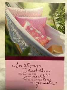 Hallmark Take Care Of You - Greeting Card - " Sometimes the best thing." NEW(A33 - Picture 1 of 4