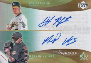 2005 Reflections Dual Signatures #JBMV Joe Blanton/Merkin Valdez T3 - Picture 1 of 2