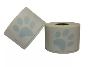 30358 Dymo Compatible Diskette Media Veterinary Paw Labels 2.125"x2.75" 10 Rolls - Picture 1 of 5