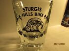 Sturgis  1992-  Black Hills Rally 3 Oz Heavy Shotglass- eagle logo-new