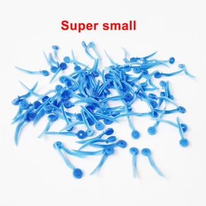 Dental Disposable Plastic Wedge End Circular Holes Round Stern Wave Poly-Wedges - Picture 1 of 5