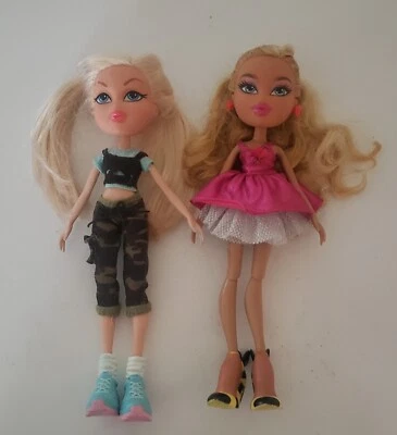 Lote de muñecas Bratz 2015 Fierce Fitness Cloe y Metallic Madness Raya Foto 1 de 4
