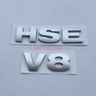 1pcs V8 HSE Letters Trunk Emblem Badge Sticker for Land Rover Discovery 2 3 4