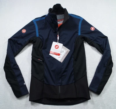 Castelli Cycling Jacket Womens Size Small Blue Full Zip Alpha RoS 2 Stretch NWT - Image 1 of 4