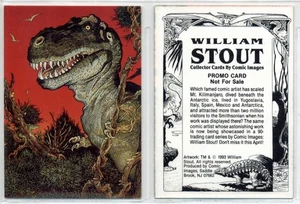 William Stout series 1 - promo card lot - 2 cards [Comic Images 1993] - Picture 1 of 1