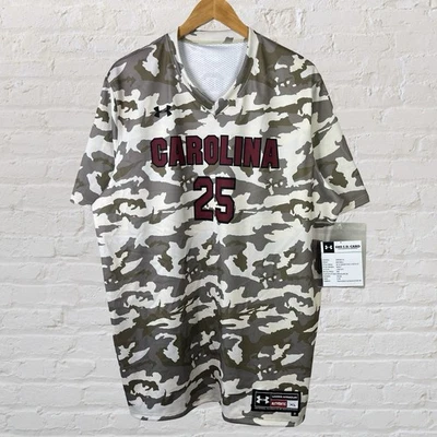 Camiseta de béisbol Carolina Gamecocks camuflaje manga corta Under Armour para hombre XL Foto 1 de 4