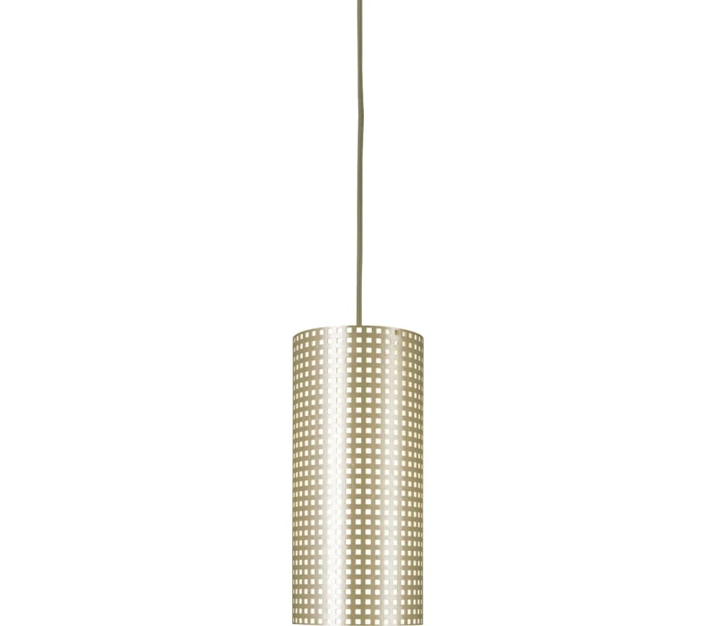 George Kovacs P5746-695 Grid One Light Mini Pendant, Soft Rass - Image 1 of 1