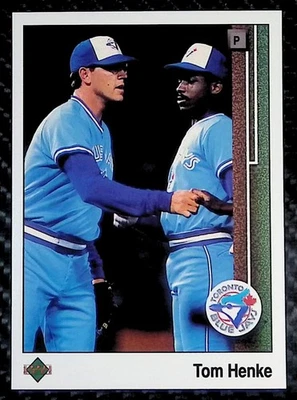 1989 Upper Deck #264 - Tom Henke - Toronto Blue Jays - Image 1 of 2