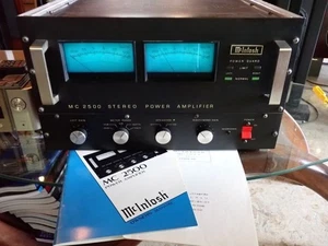 [Mint] McIntosh MC2500 Power Amplifier Working w/ LVYUAN 3000VA Transformer - Picture 1 of 14
