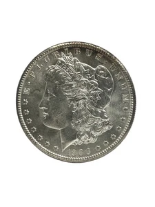 1900-O MORGAN DOLLAR UNC 1 $ SILBERMÜNZE - Bild 1 von 4