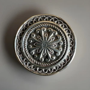 Antique Victorian Sterling Fretwork Floral Pin/Brooch, C 1880 - Picture 1 of 5
