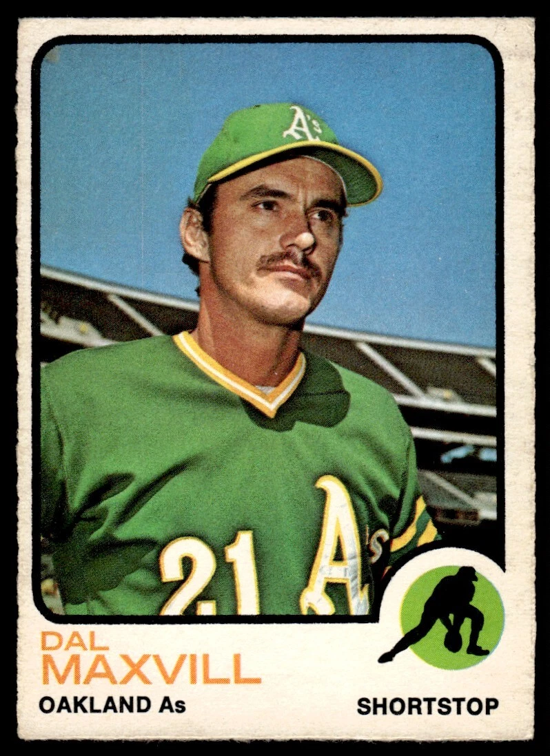 1973 O-Pee-Chee Dal Maxvill Oakland Athletics #483 R63