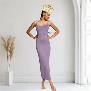 Victoria's Secret Frozen Plum Maxi Slip Dress -Size ⇒ XL - Picture 1 of 6