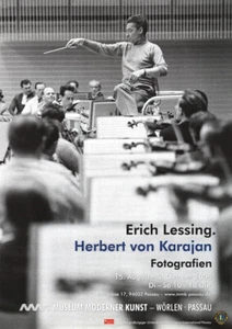 Erich Lessing - Herbert von Karajan ORIGINAL A1 Ausstellungsplakat von 2008 - Picture 1 of 1