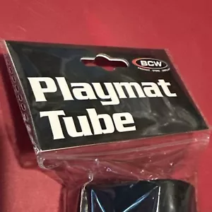 Tappetino da gioco BCW tappetino da gioco tubo custodia trasparente nero tappo dadi con 2 D6 nuovo D6 - Foto 1 di 5