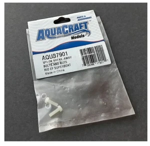 Aqua Craft Models AQUB7901 Nylon Break-Away Bolts & Nuts Rio EP Superboat - Picture 1 of 1